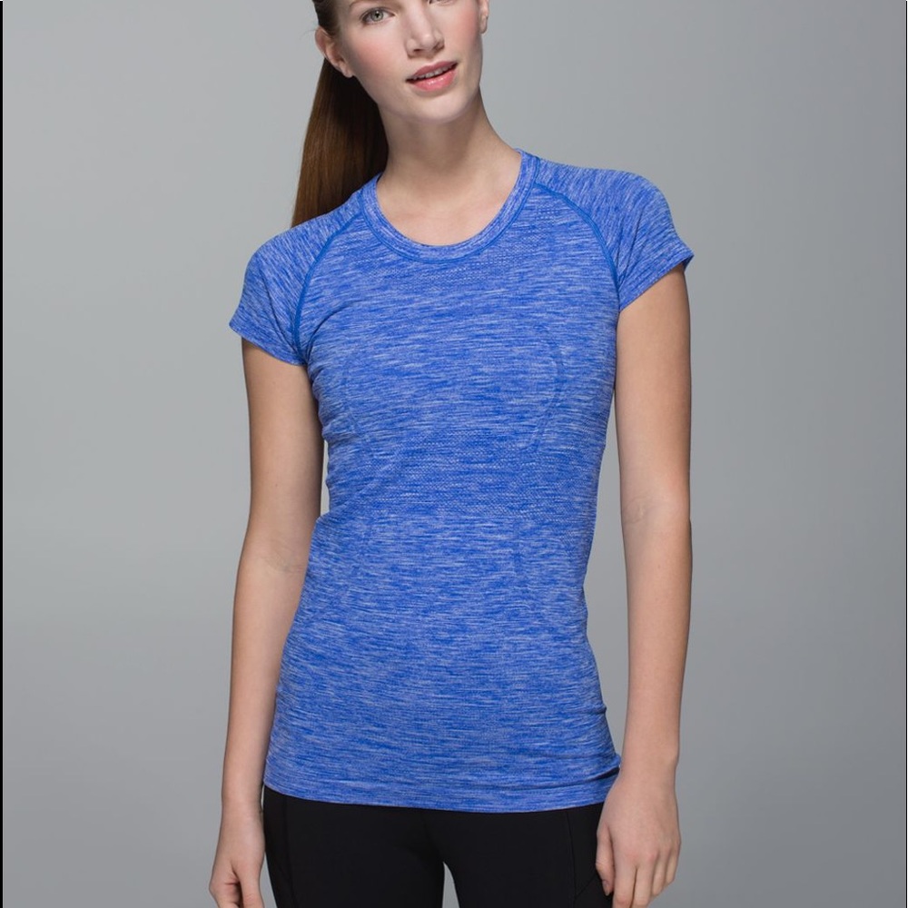 Lululemon Run: Swiftly Tech Short Sleeve Crew Blue